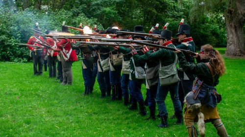 1812 Battle Re-enactment 22.5 SPP Kevin White Pictorial Silver
