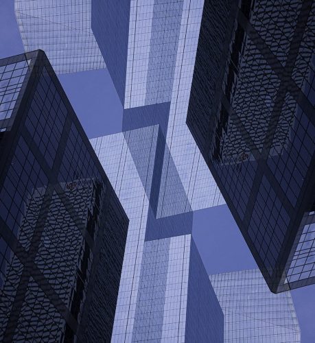 Abstract Toronto Skyline 25.5 TC GPP Karen Blunt Creative Gold