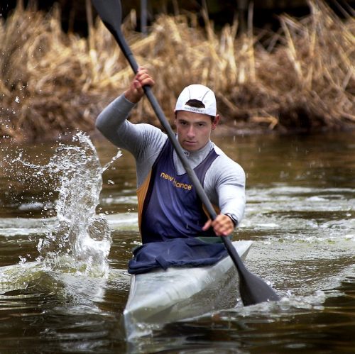 Olympic kayak Adam Van Koeverden 22.5 Peter McCusker Pictorial Gold