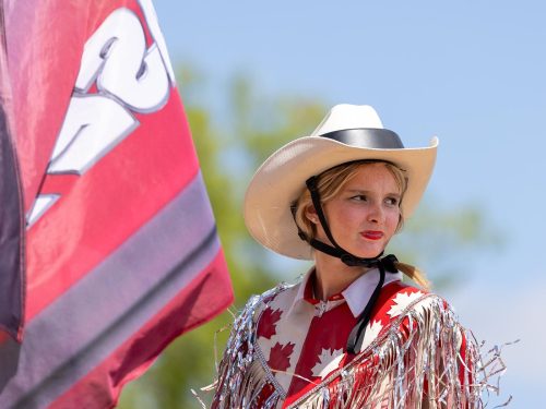 Canadian Cowgirl at the Rodeo 21 Jim Orcheson Pictorial Gold