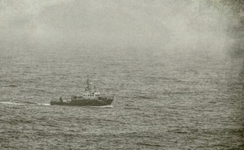 On the Open Sea  17.5  Pictorial  Silver   Image is quite noisyGood attempt, but the use of the texture on the image makes the image too washed out.