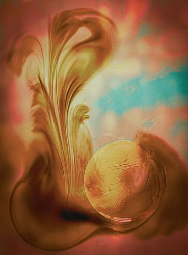 Oil And Ink On Water 8 8 8 24 DP Kathryn Martin  Creative Master